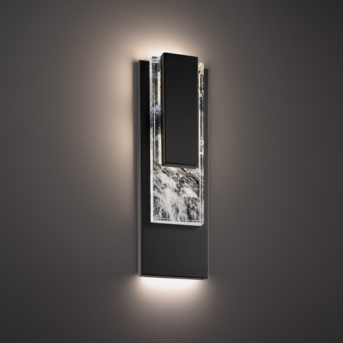 Vail 24-Inch LED Outdoor Wall Light in Black by Schonbek Beyond