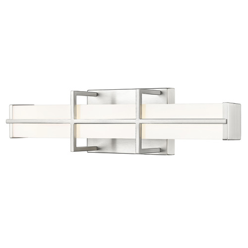 Z-Lite Z-Lite Harrison Brushed Nickel LED Vertical Bathroom Light 1011-18W-BN-LED