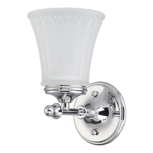 Teller Polished Chrome Sconce by Nuvo Lighting