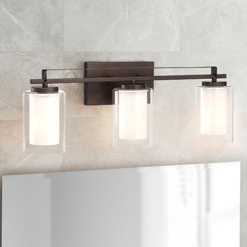 Parsons Studio Smoked Iron Bathroom Light by Minka Lavery