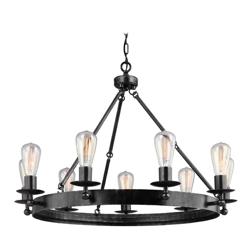 Ravenwood Manor 31-Inch Chandelier in Stardust by Generation Lighting