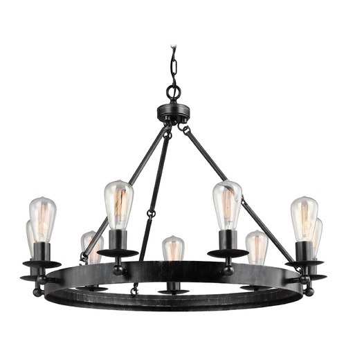 Generation Lighting Ravenwood Manor 31-Inch Chandelier in Stardust by Generation Lighting 3110209-846