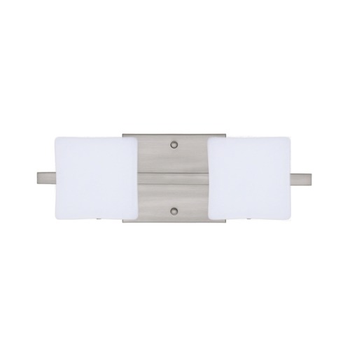 Besa Lighting Besa Lighting Alex Satin Nickel LED Bathroom Light 2WS-773507-LED-SN