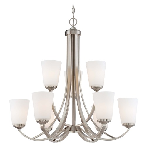 Overland Park Brushed Nickel Chandelier