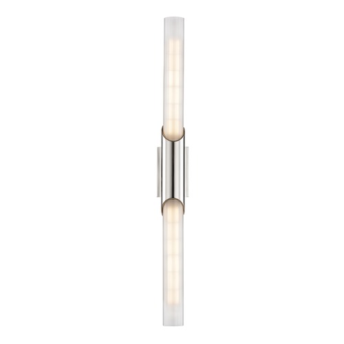 Pylon Polished Nickel LED Sconce by Hudson Valley Lighting