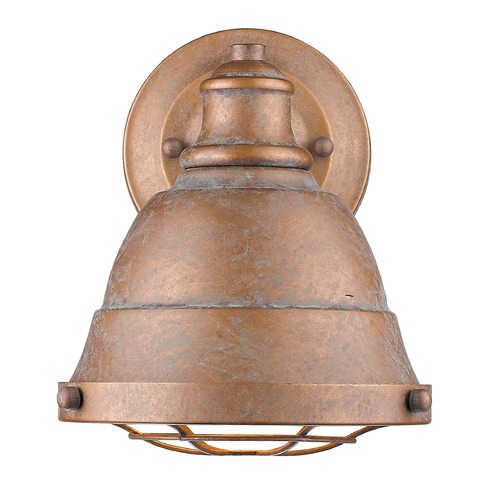 Bartlett Wall Sconce in Copper Patina by Golden Lighting