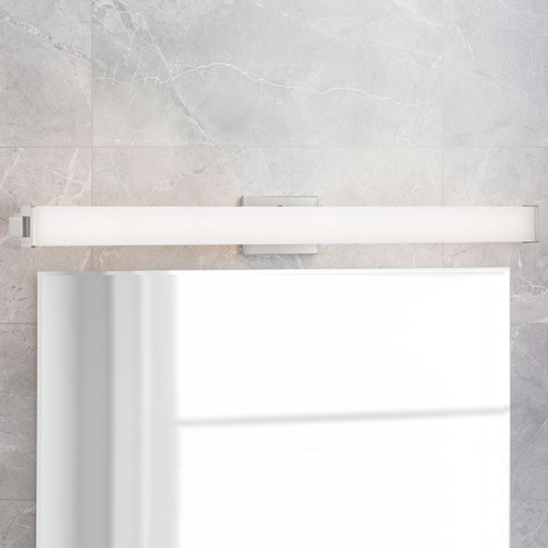 Phase 2.1 LED Brushed Nickel Bathroom Light 3000K by Progress Lighting