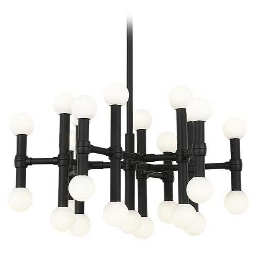 Kuzco Lighting Rivoli Black Plating LED Chandelier by Kuzco Lighting CH96121-BL