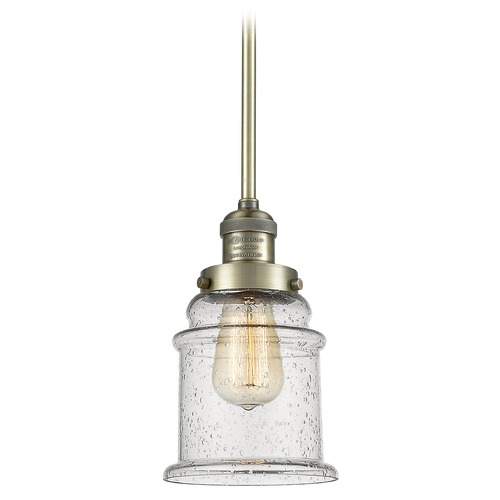 Canton Antique Brass Mini Pendant by Innovations Lighting