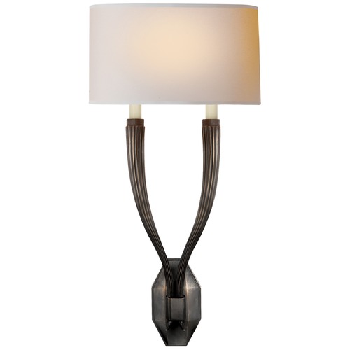 Visual Comfort Signature Collection E.F. Chapman Ruhlmann Sconce in Bronze by Visual Comfort Signature CHD2461BZNP