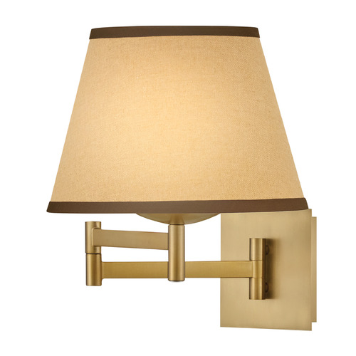 Hinkley Sonia Lacquered Brass LED Swing Arm Lamp