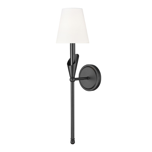 Z-Lite Claudelle Matte Black Sconce