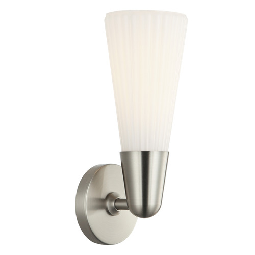 Matteo Lighting Jameson Brushed Nickel LED Sconce