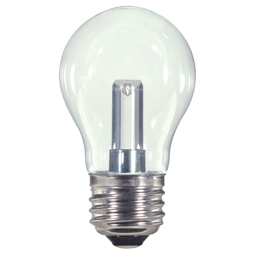 1.4W LED A15 Clear 2700K 36 Lumens Medium Base 120V by Satco Lighting