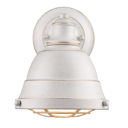 Bartlett Wall Sconce in French White by Golden Lighting