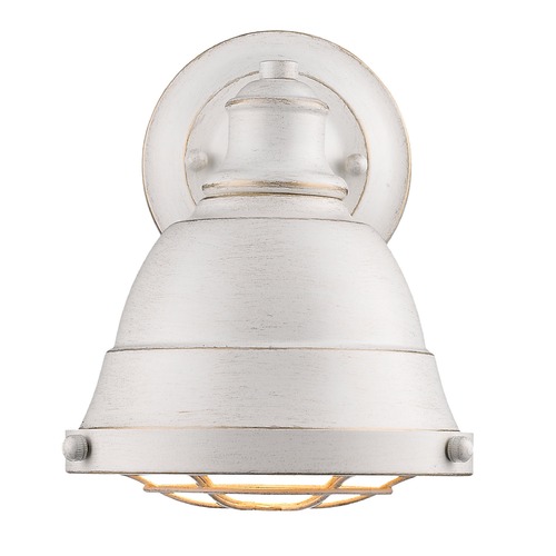 Golden Lighting Bartlett Wall Sconce in French White by Golden Lighting 7312-BA1FW