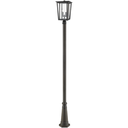 Z-Lite Seoul Oil Rubbed Bronze Post Light by Z-Lite 571PHBR-519P-ORB