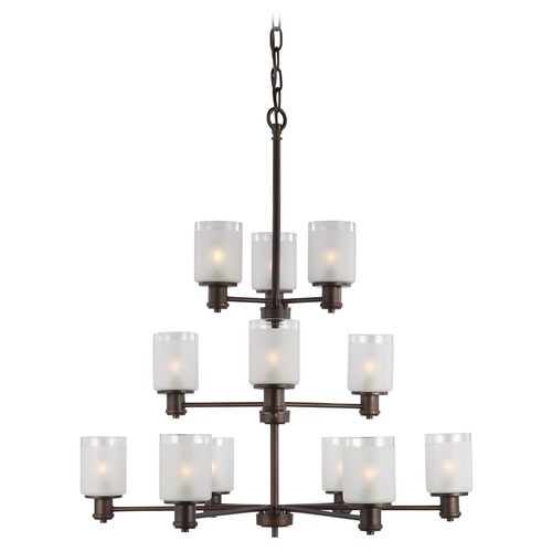 Generation Lighting Norwood Bronze Chandelier by Generation Lighting 3139812-710