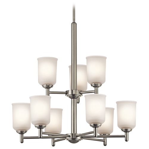 Kichler Lighting Shailene 26.50-Inch Chandelier in Brushed Nickel by Kichler Lighting 43672NI