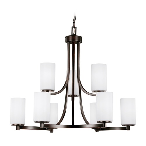 Generation Lighting Hettinger Burnt Sienna Chandelier by Generation Lighting 3139109-710