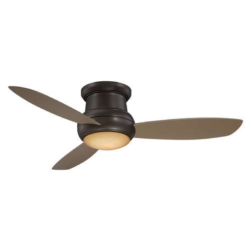 Concept II 52-Inch LED Hugger Fan in Oil Rubbed Bronze by Minka Aire