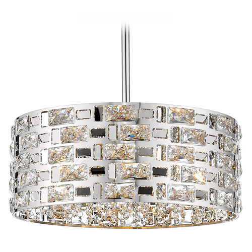 Z-Lite Aludra Chrome Pendant by Z-Lite 912P-CH