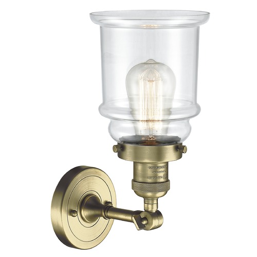Canton Antique Brass Sconce by Innovations Lighting