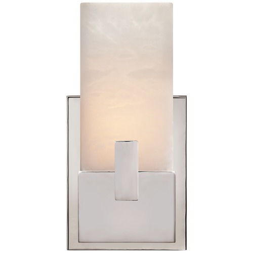 Kelly Wearstler Covet Short Bath Sconce in Nickel by Visual Comfort Signature