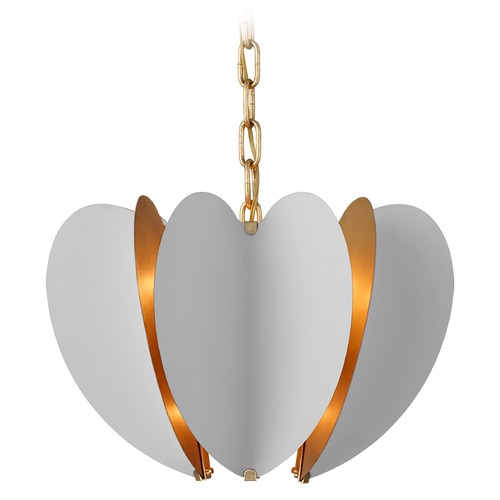 Kate Spade New York Danes Chandelier in White & Gild by Visual Comfort Signature