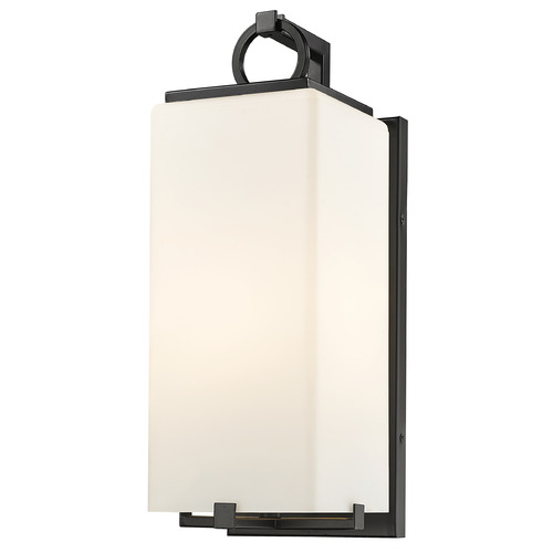 Sana Black Outdoor Wall Light by Z-Lite