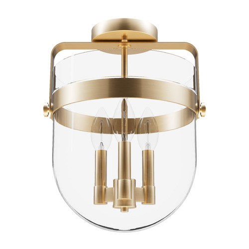 Hunter Fan Company Karloff Alturas Gold Semi-Flushmount Light