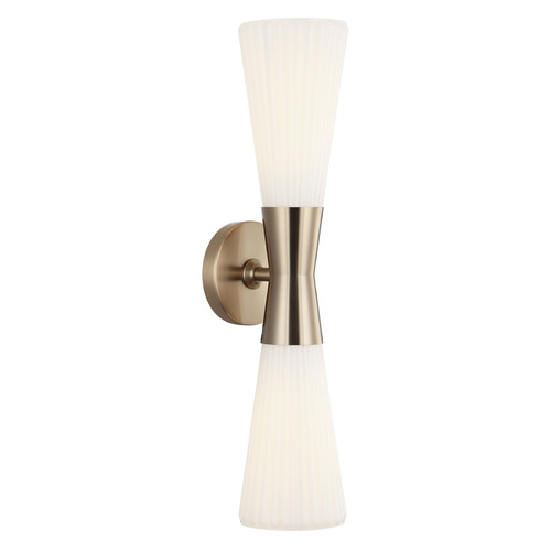 Matteo Lighting Matteo Lighting Jameson Champagne Gold LED Vertical Bathroom Light S18112CG
