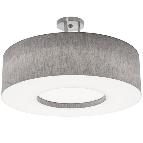AFX Lighting Afx Lighting Montclair Satin Nickel Semi-Flushmount Light MCF2432MB-GYSF