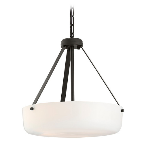 Progress Lighting Progress Lighting Lieon Antique Bronze Pendant Light with Bowl / Dome Shade P500507-020