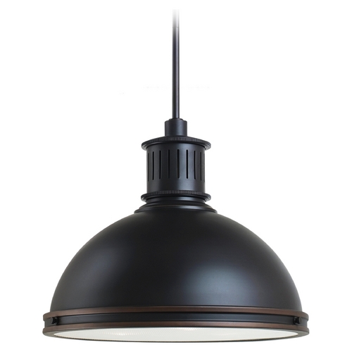 Generation Lighting Pratt Street Metal Pendant in Autumn Bronze by Generation Lighting 65087-715