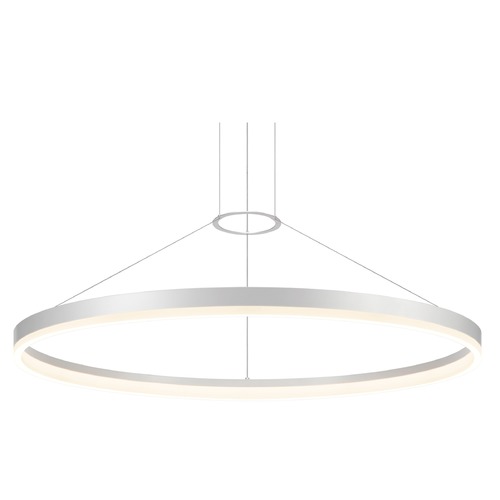 Sonneman Lighting Corona Bright Satin Aluminum LED Pendant by Sonneman Lighting 2318.16