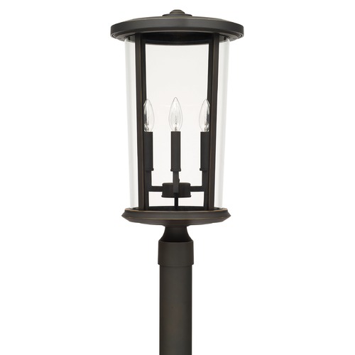 Capital Lighting Howell Outdoor Post Lantern in Oiled Bronze by Capital Lighting 926743OZ