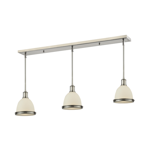 Z-Lite Mason Brushed Nickel Multi-Light Pendant by Z-Lite 714MP-3BN