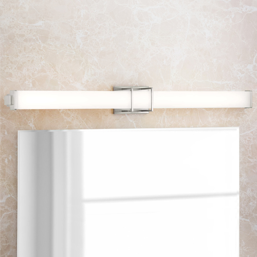 Progress Lighting Phase 2.2 LED Brushed Nickel Bathroom Light 3000K by Progress Lighting P300213-009-30