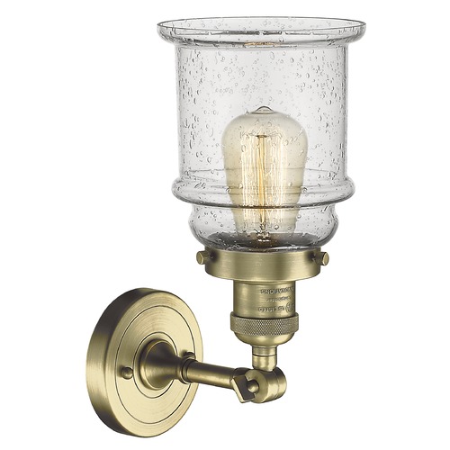 Canton Antique Brass Sconce by Innovations Lighting