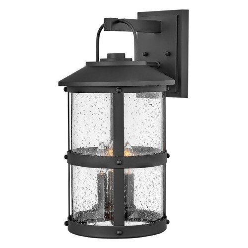 Lakehouse Large Outdoor Lantern in Black by Hinkley Lighting