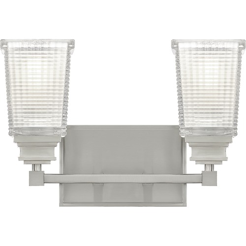 Quoizel Lighting Abbott Brushed Nickel Bathroom Light by Quoizel Lighting ABT8614BN