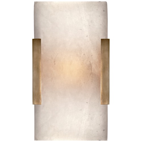 Kelly Wearstler Covet Bath Sconce in Antique Brass by Visual Comfort Signature