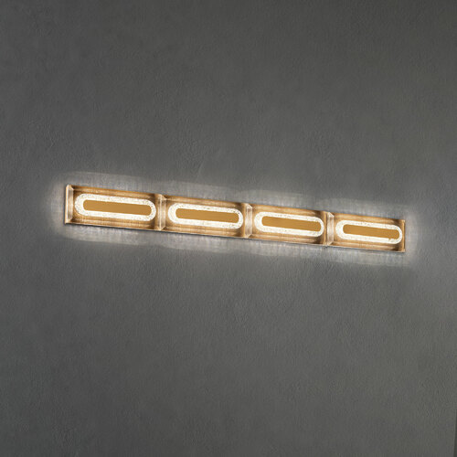 Soiree 36-Inch LED Bath Light in Aged Brass by Schonbek Beyond
