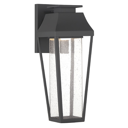 Savoy House Brookline 15-Inch LED Outdoor Wall Light in Black by Savoy House 5-352-BK