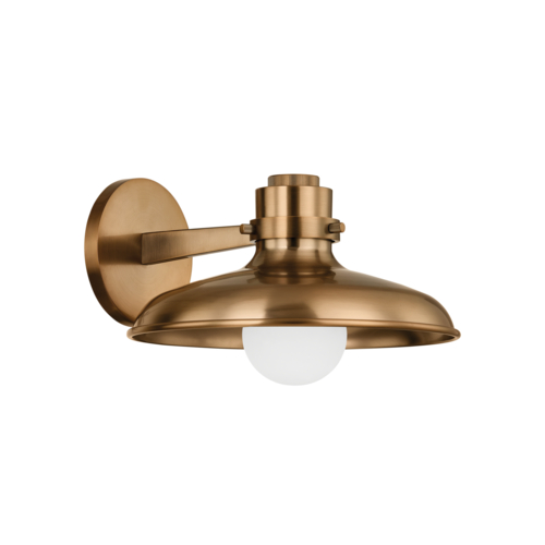 Troy Lighting Rainhill Patina Brass LED Sconce