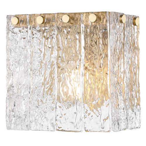 Z-Lite Glacier Modern Gold Sconce