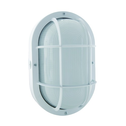Nautical LED Outdoor Wall Light White by Nuvo Lighting