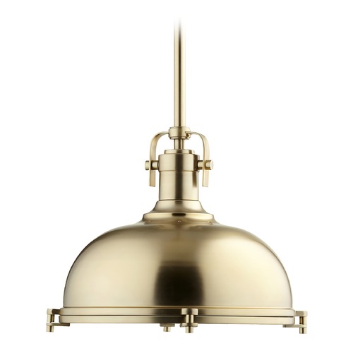 Quorum Lighting Aged Brass Pendant by Quorum Lighting 804-17-80