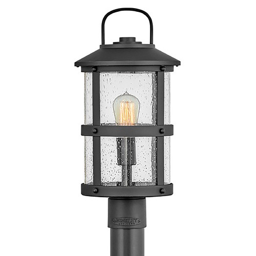 Lakehouse Medium Post Top in Black by Hinkley Lighting